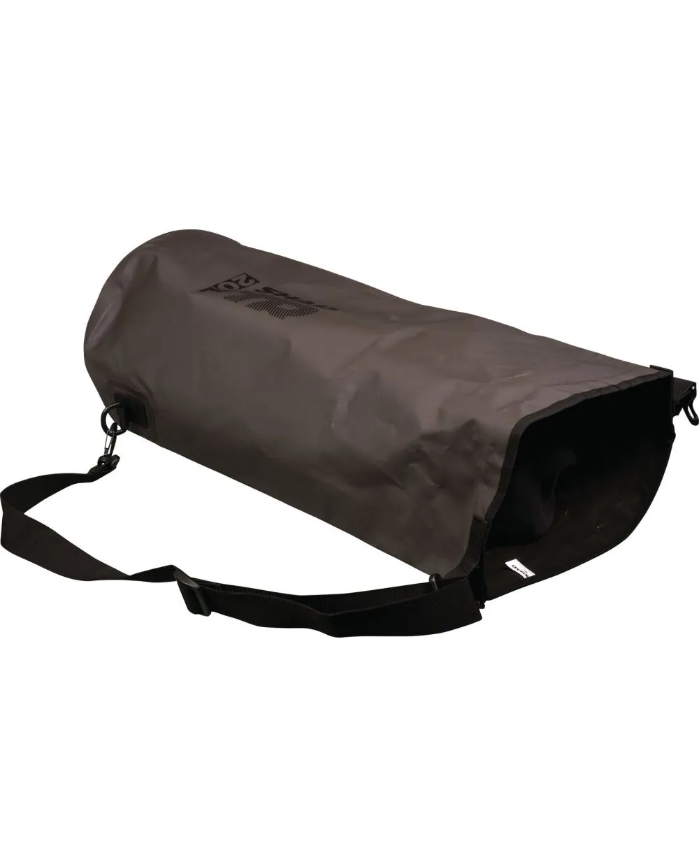 Drybag / packing roll, 20l, black, waterproof, dimensions approx. 38x23cm (ideal size for transportation on the seat/carrier)