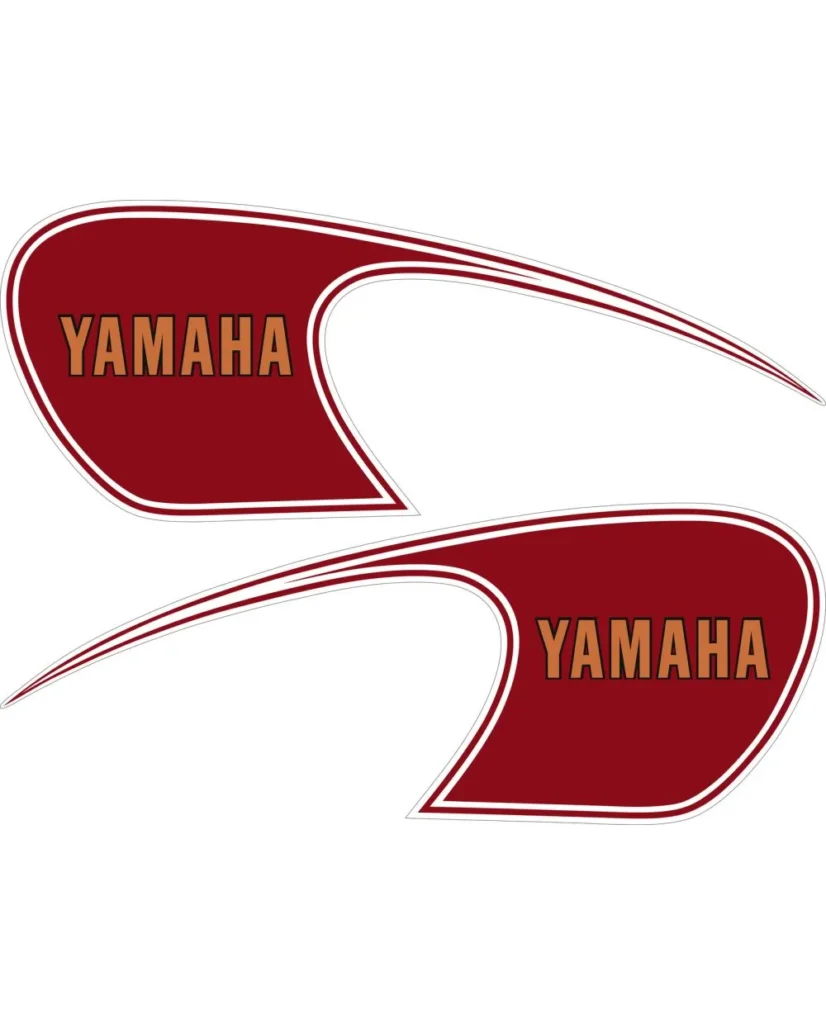 Tank decoration for the SR500 in red/gold/white